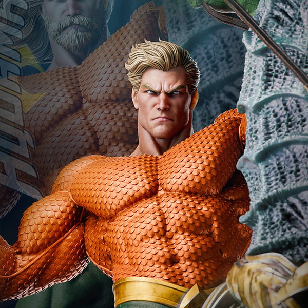 AQUAMAN STL + BUST