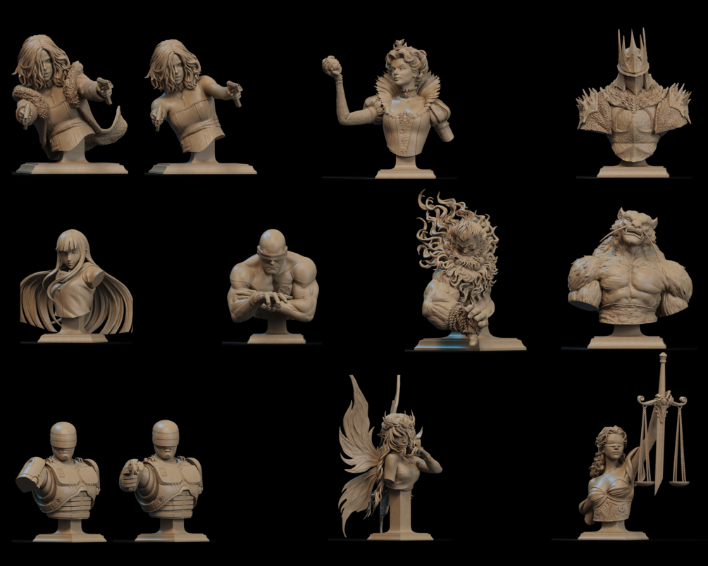 Busts March 3D Print