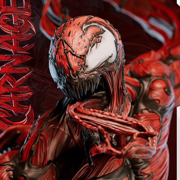 CARNAGE STL + BUST