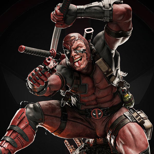 DEADPOOL  3D PRINT + BUST