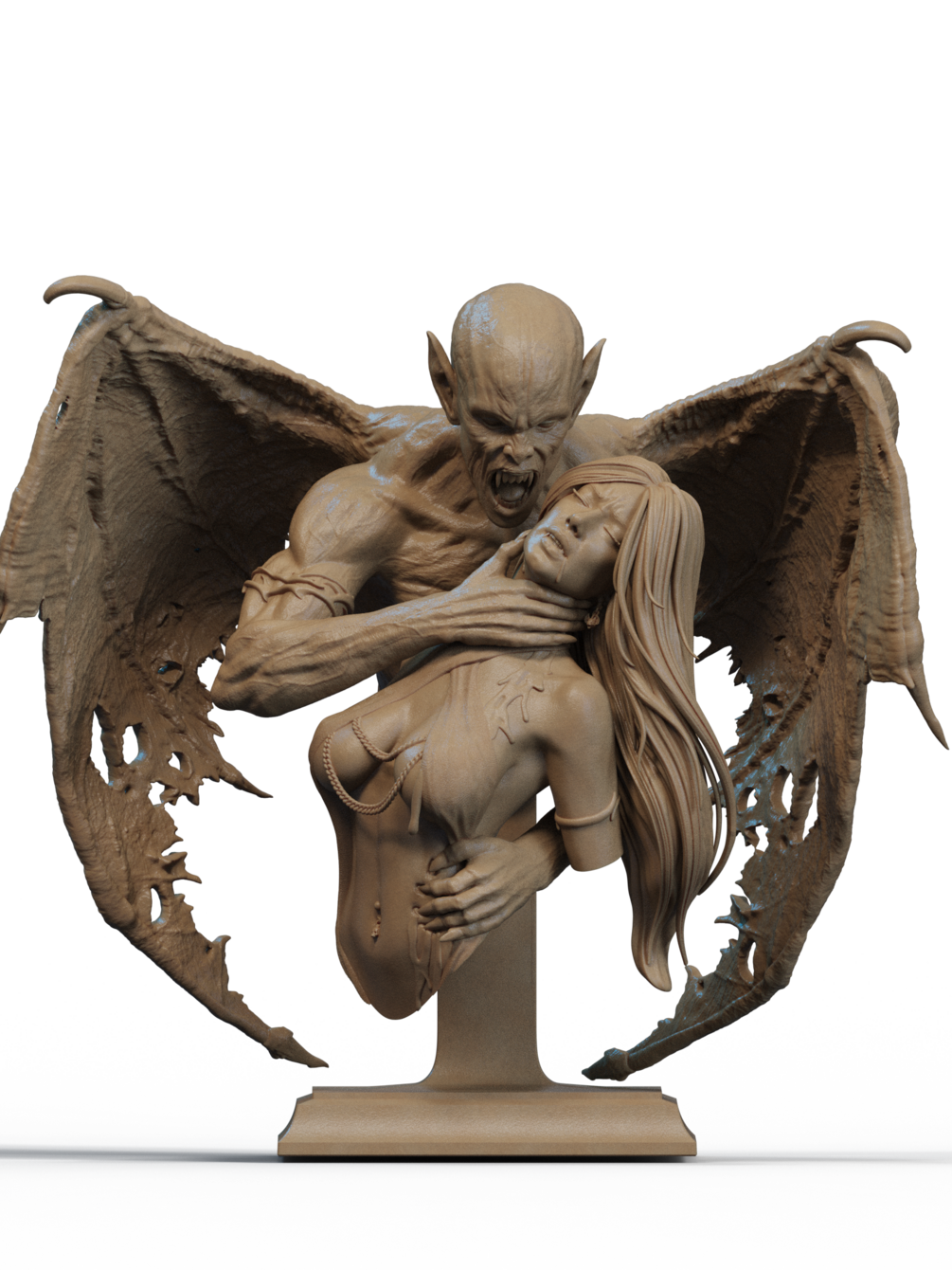 Dracula Bust 3D Print