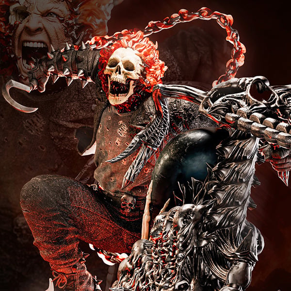 ghost rider STL + BUST