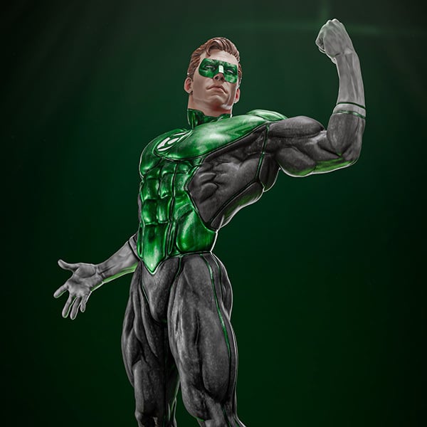 GREEN LANTERN  STL + BUST