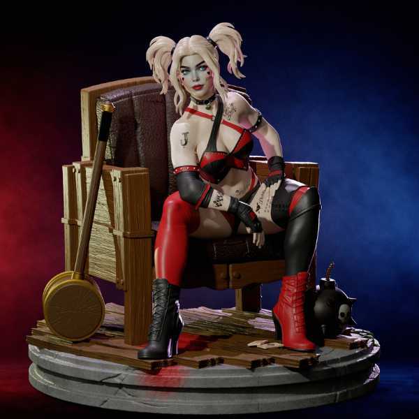 HARLEY QUINN STL + PRE-SUPPORTS