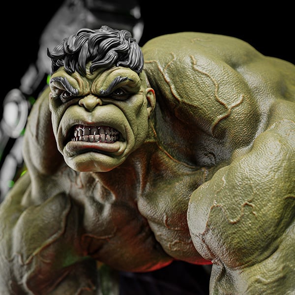 HULK 3D PRINT+ BUST