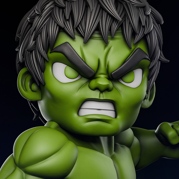 HULK CHIBI STL
