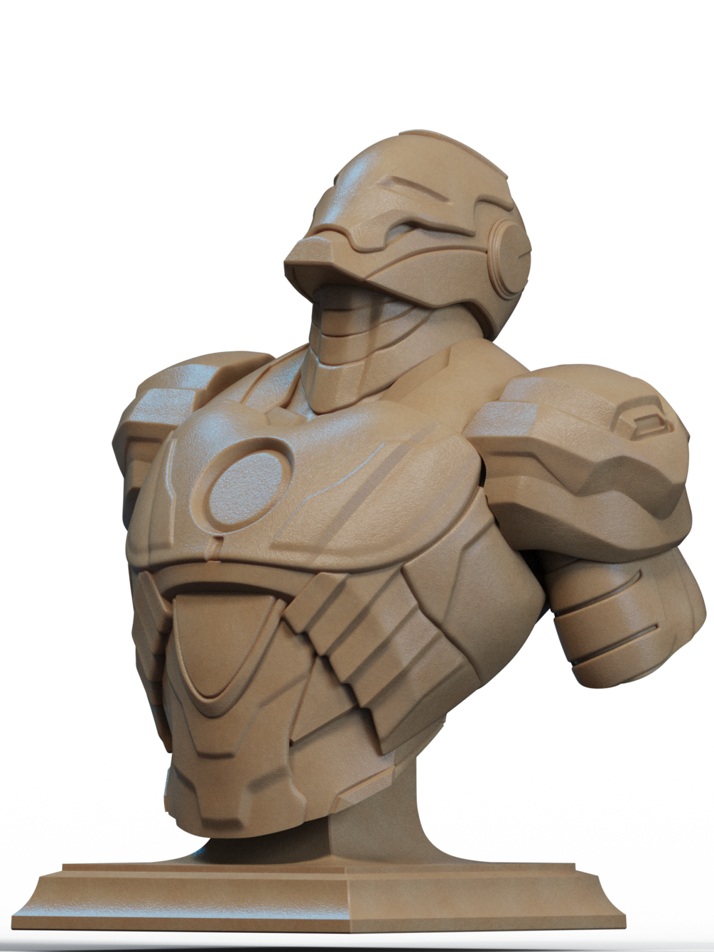 Iron Man Bust 3D Print