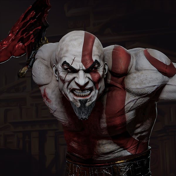 KRATOS 3D STL + BUST