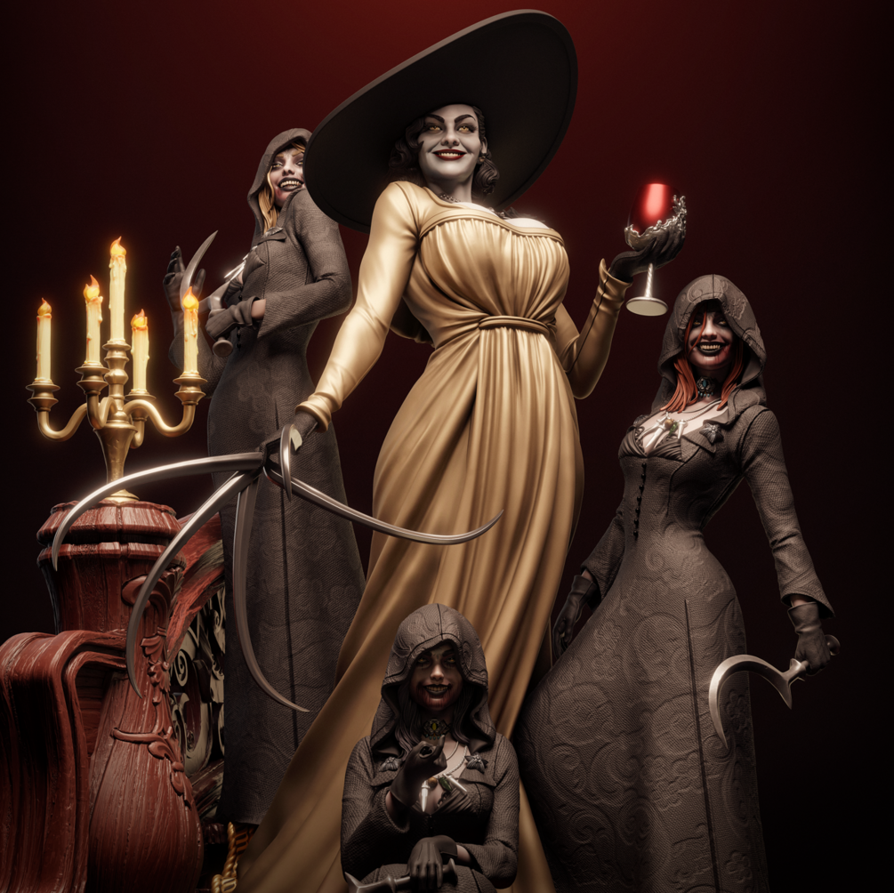 Lady Dimitrescu 3D print