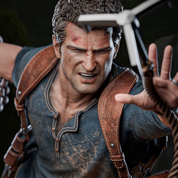 NATHAN DRAKE STL + BUST