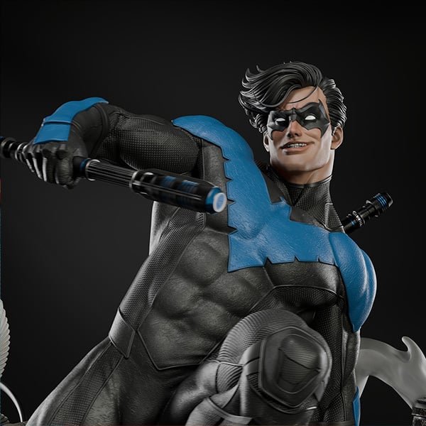 NIGHTWING STL + BUST