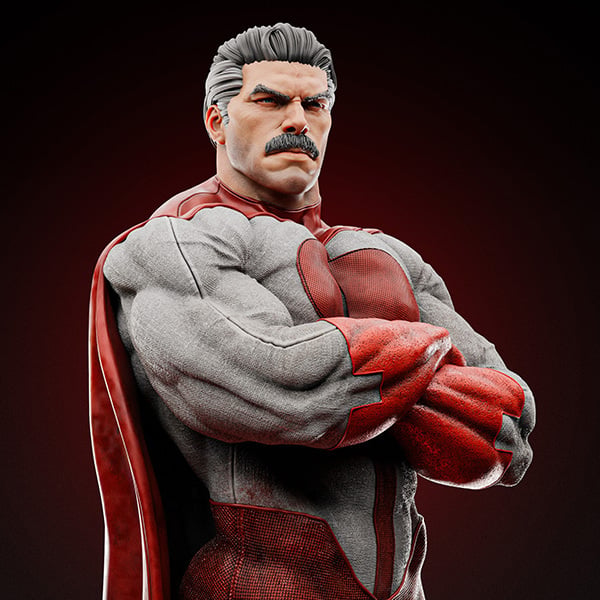 OMNI-MAN STL +BUST
