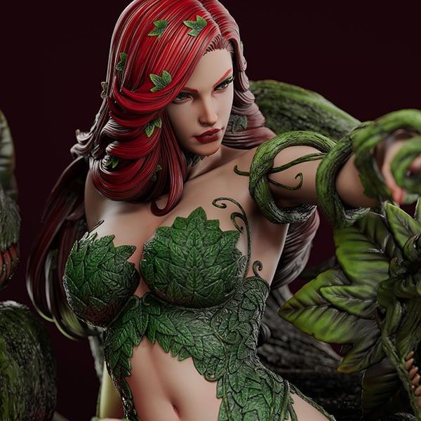 POISON IVY  STL + BUST