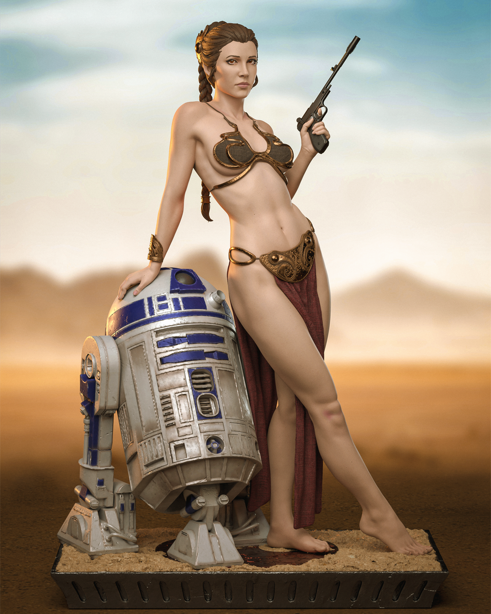 Princess Leia 3D Print