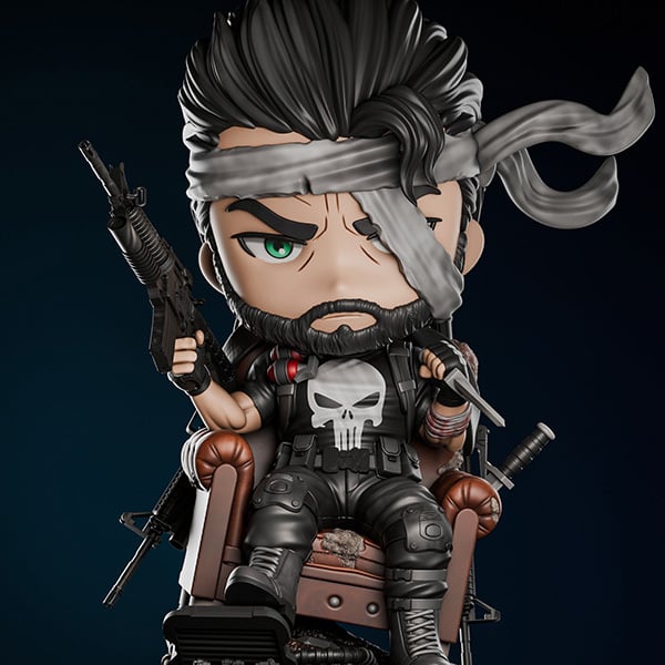 PUNISHER CHIBI STL