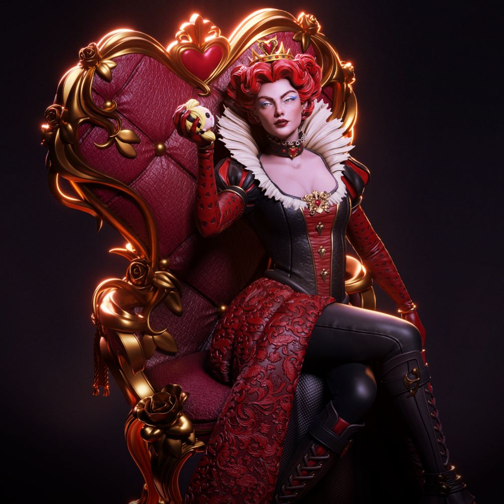 Queen of Hearts 3D Print