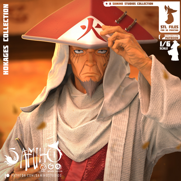 Samiho Studios - Hiruzen Sarutobi Simple Version