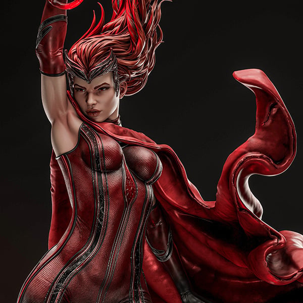 SCARLET WITCH 3D PRINT+ BUST