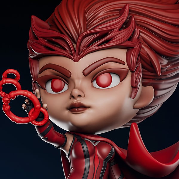 SCARLET WITCH CHIBI STL