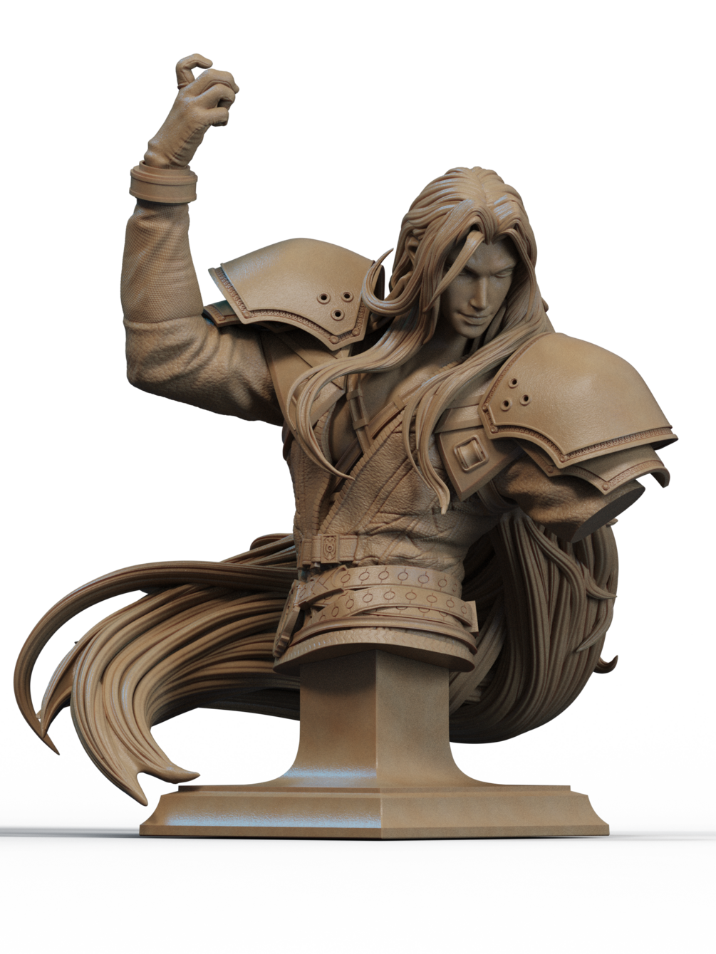 Sephiroth Bust 3D Print