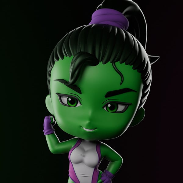 SHE HULK CHIBI STL