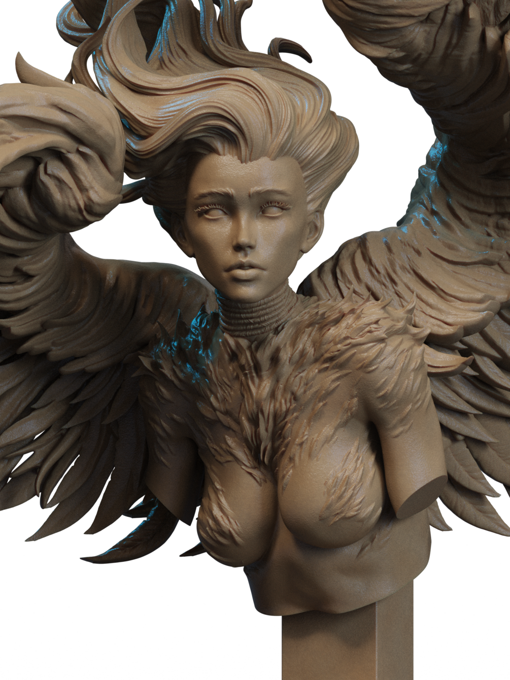 Sphinx Bust 3D Print