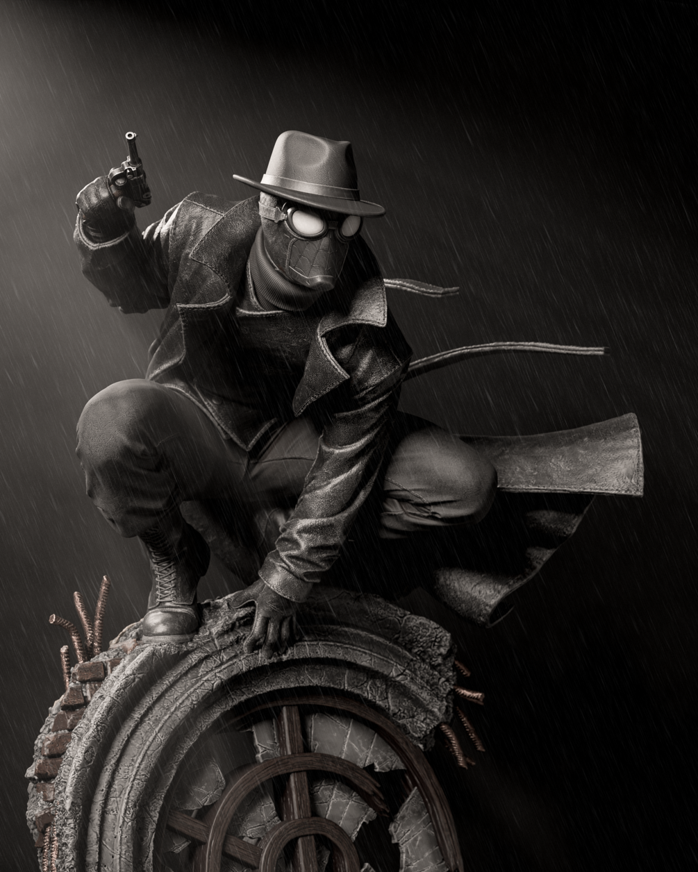 Spider Man Noir 3D Print