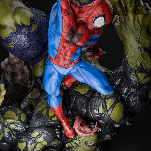 SPIDERMAN VS HULK 3D PRINT+ BUST