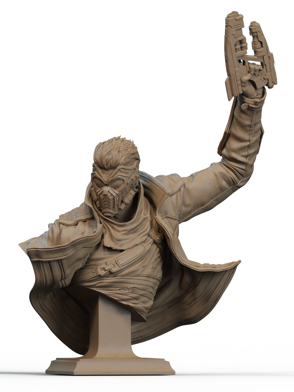 Star Lord Bust 3D Print