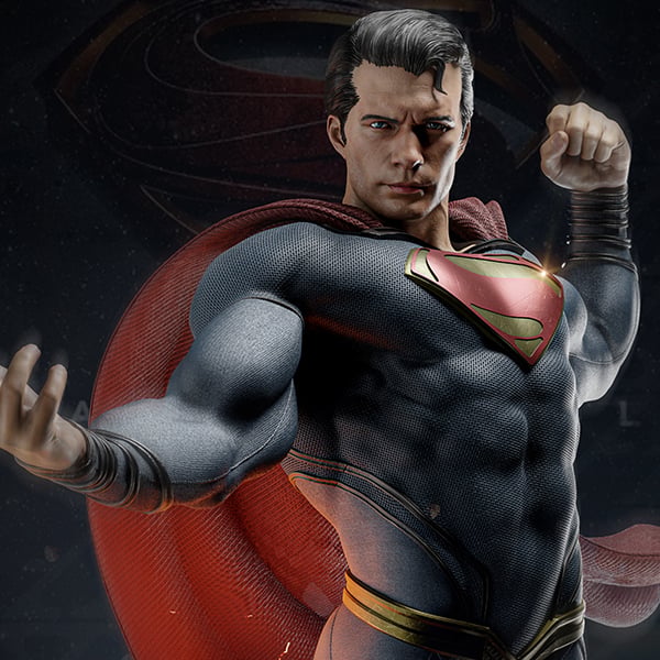 SUPERMAN 3D Print + BUST