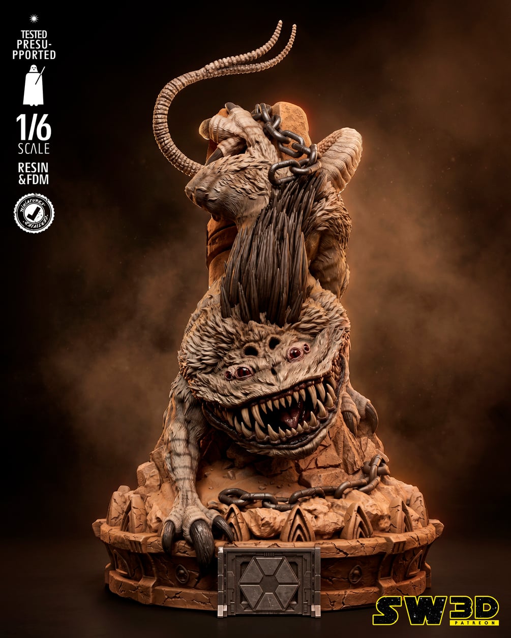 SW3D April 2026 Term Nexu Sculpture - Star Wars 3D Models - Tested and Ready for 3D printing