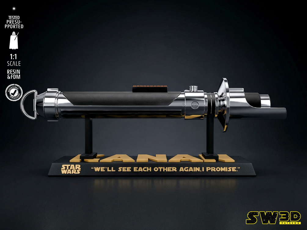 SW3D February 2026 Term Kanan Jarrus Lightsaber - Star Wars 3D Models - Tested and Ready for 3D printing