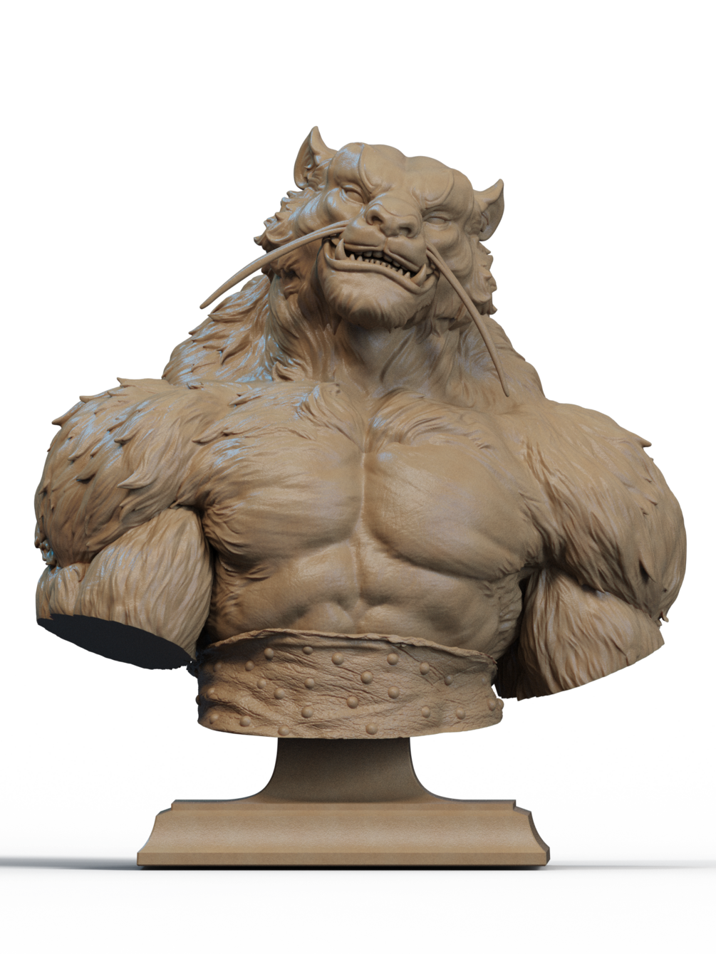 Tai Lung Bust 3D Print
