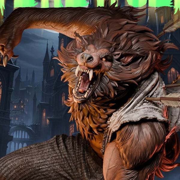 WEREWOLF STL + BUST