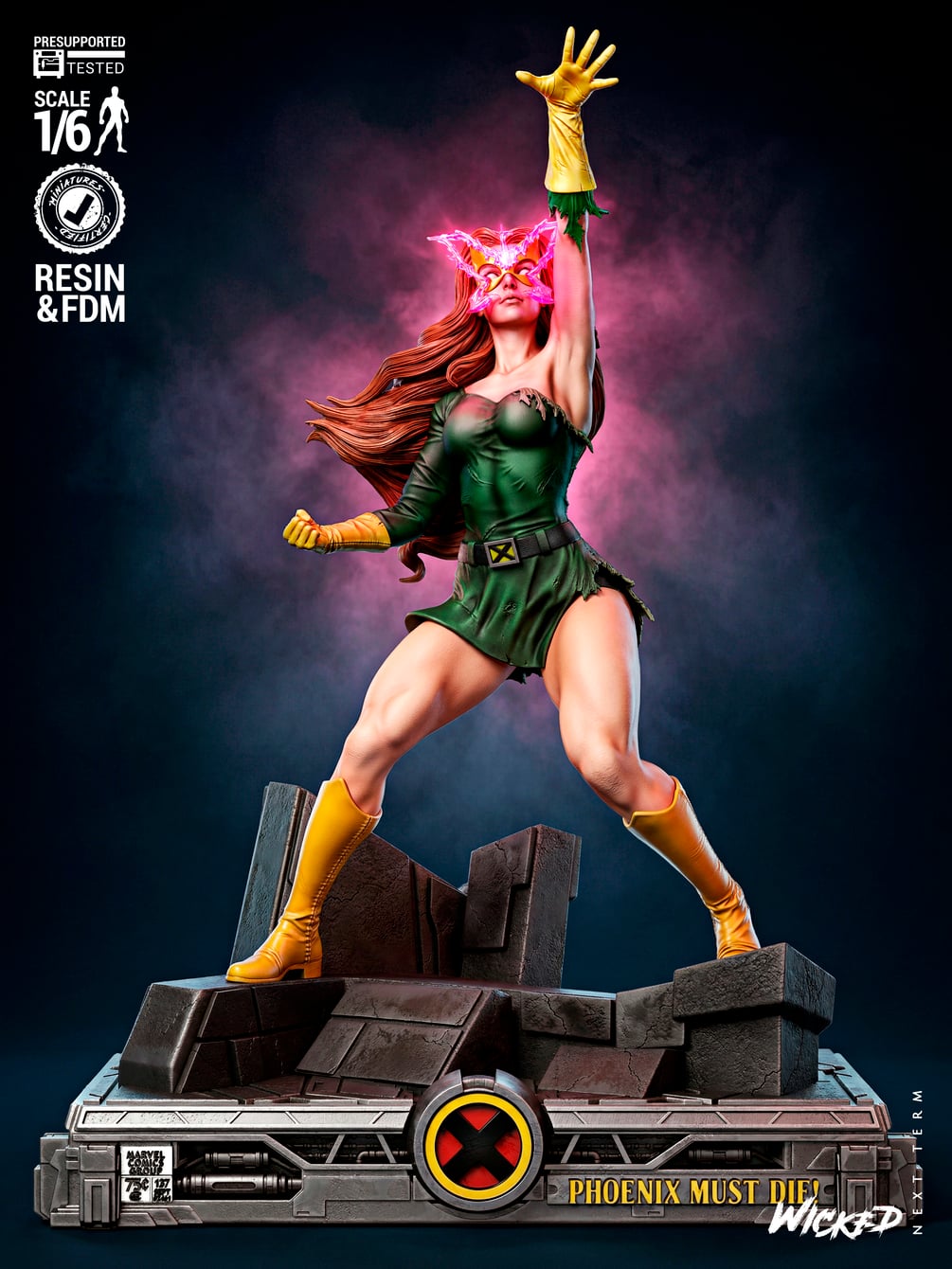 Wicked Marvel February 2026 Term Jean Sculpture: Tested and ready for 3D printing