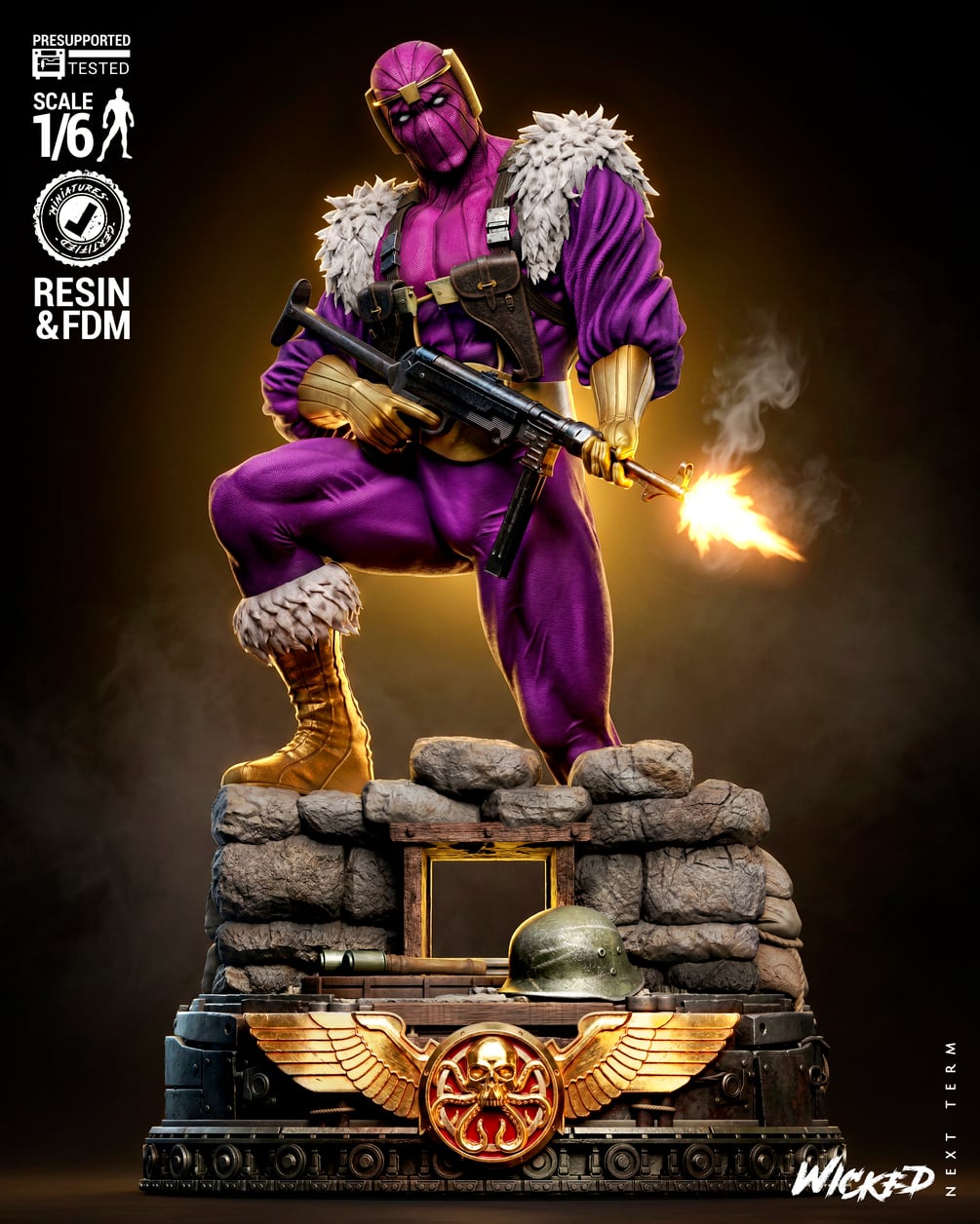 Wicked Marvel May 2026 Term Baron Sculpture: Tested and ready for 3D printing