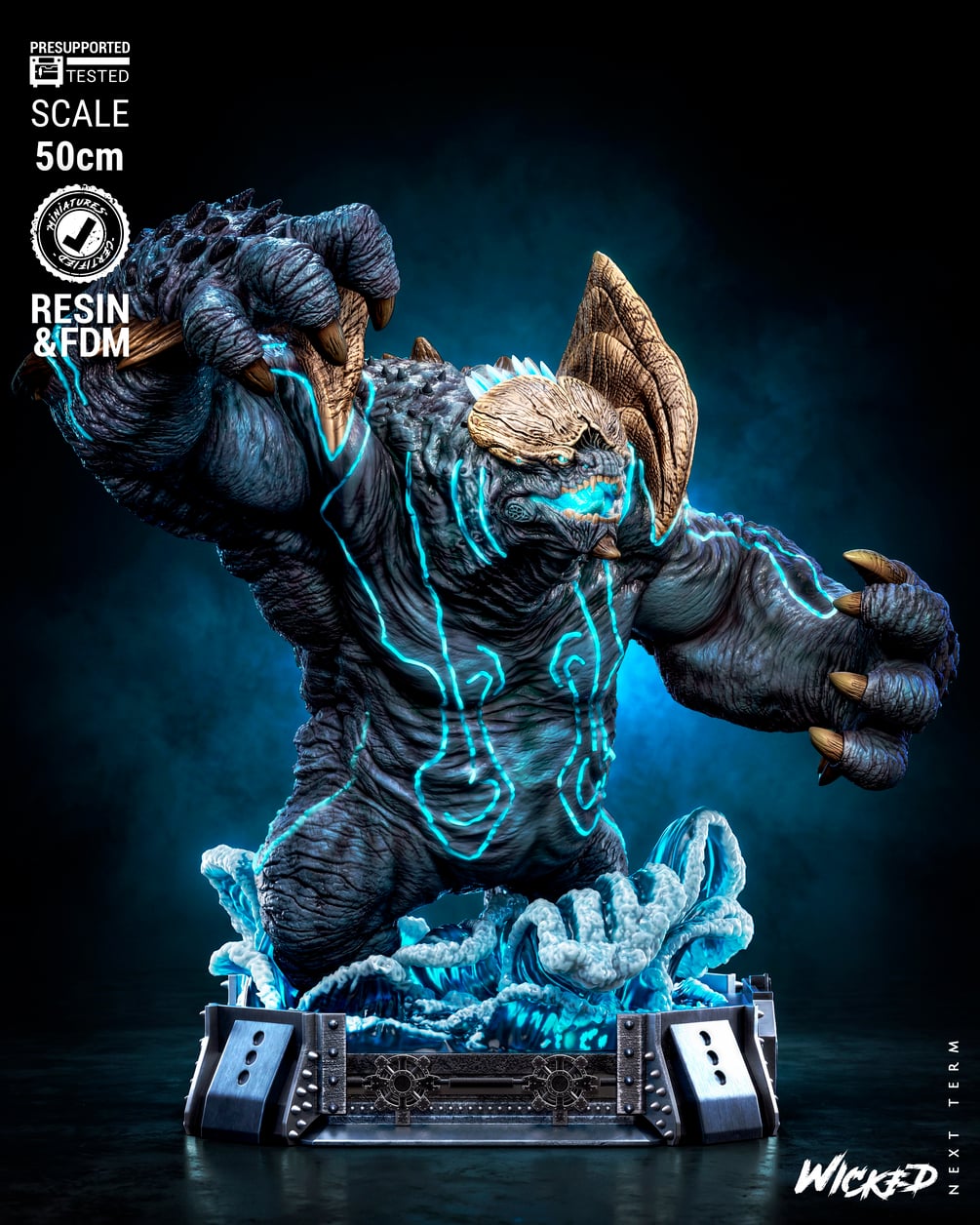 Wicked Movies Leatherback Sculpture: Tested and ready for 3D printing