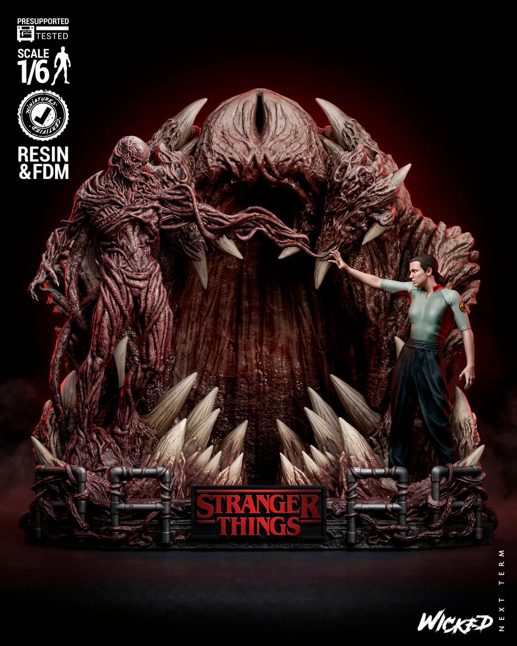 Wicked Movies Stranger Things Diorama: Tested and ready for 3D printing