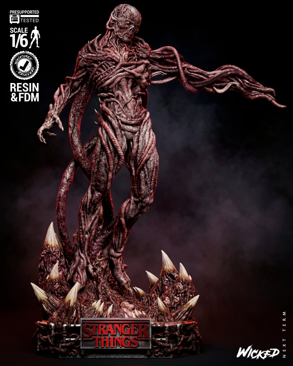 Wicked Movies Vecna Sculpture: Tested and ready for 3D printing