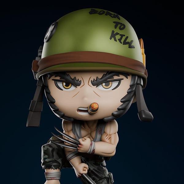 WOLV CHIBI STL