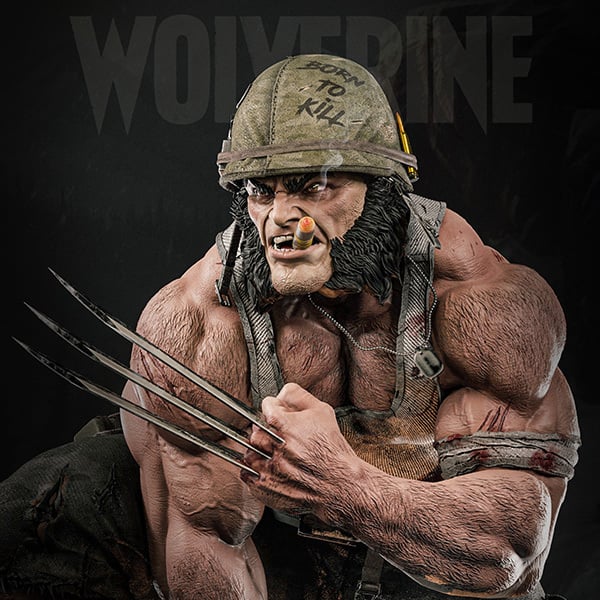 WOLVERINE 3D PRINT+ BUST
