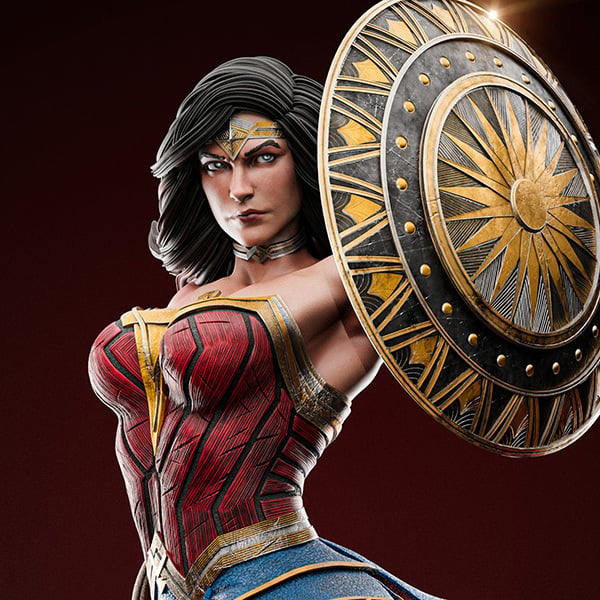 WONDER WOMAN STL + BUST