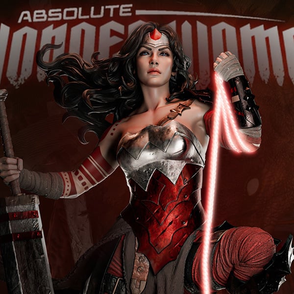 WONDERWOMAN ABSOLUTE STL + BUST