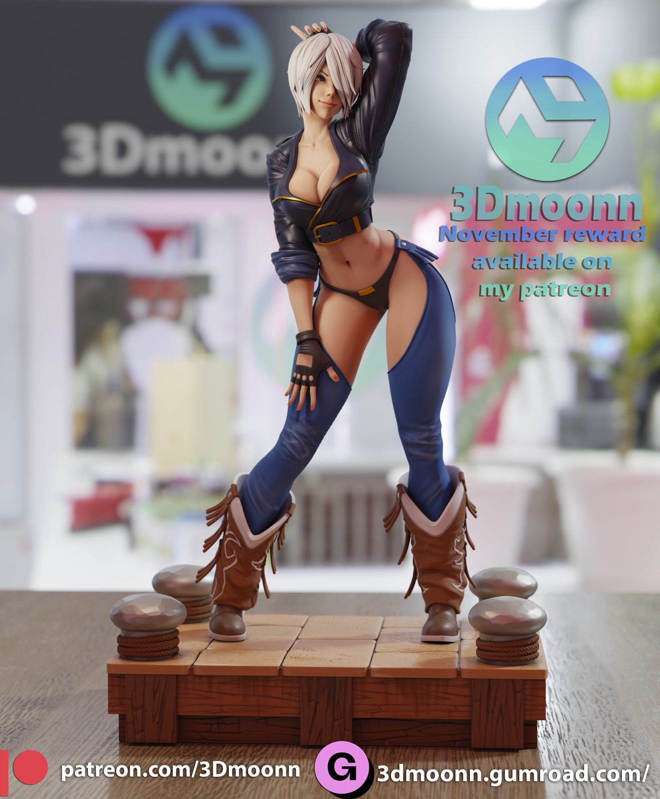 3DMOONN ANGEL KOF STL