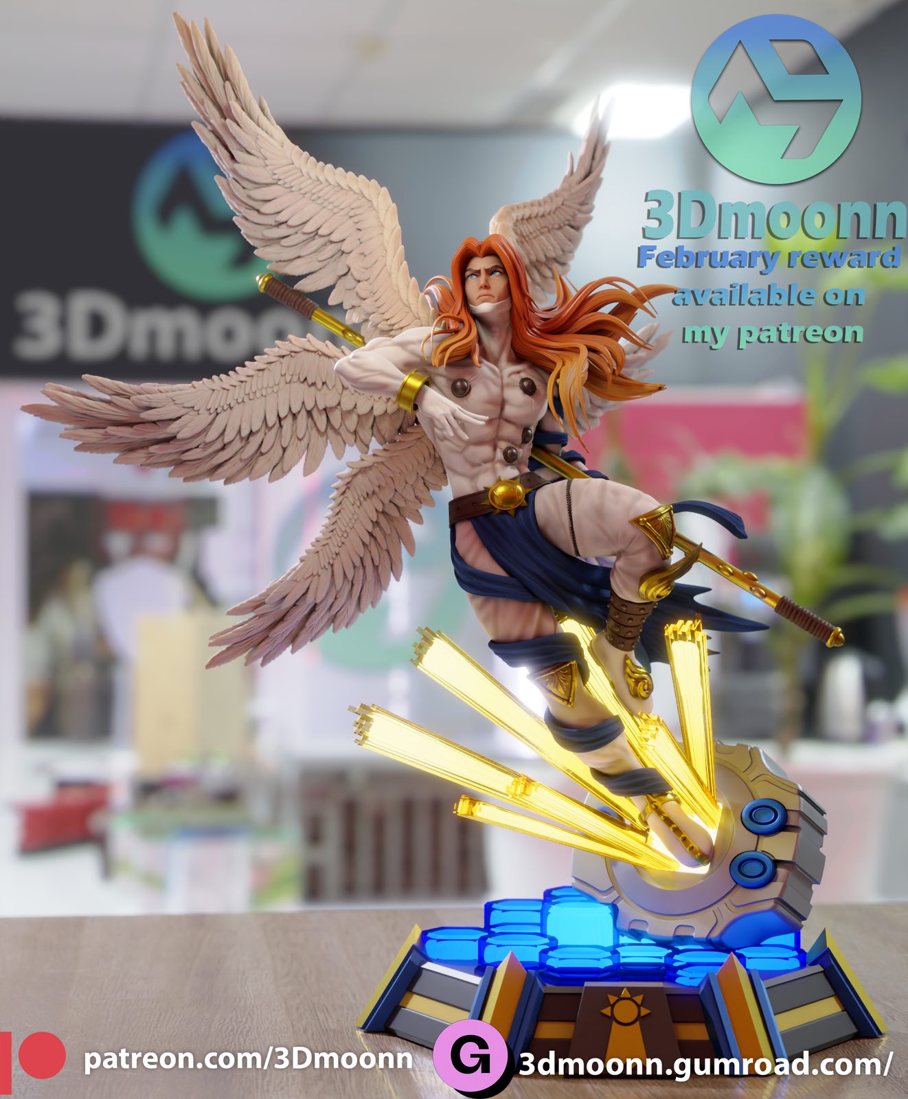3Dmoonn Angemon view 2