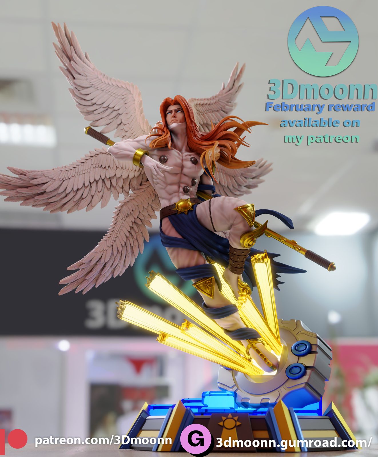 3Dmoonn Angemon view 4