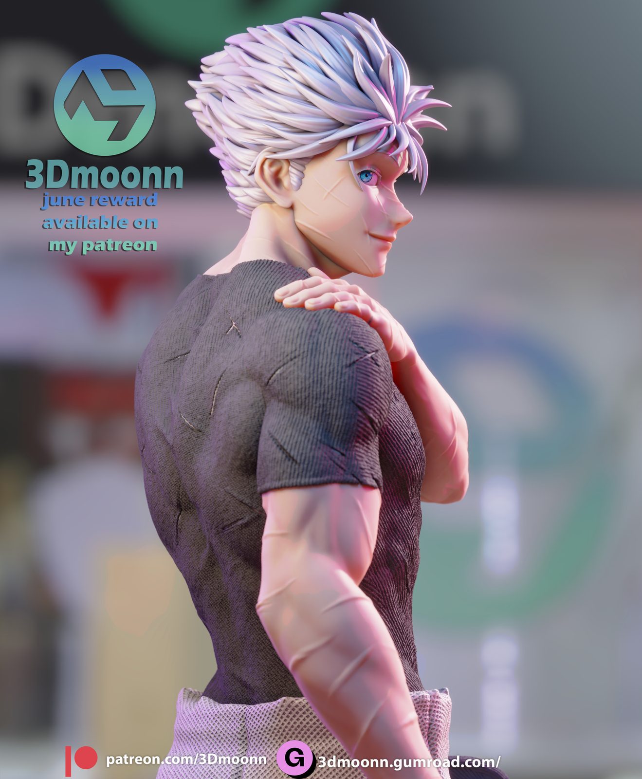 3Dmoonn Gojo view 5