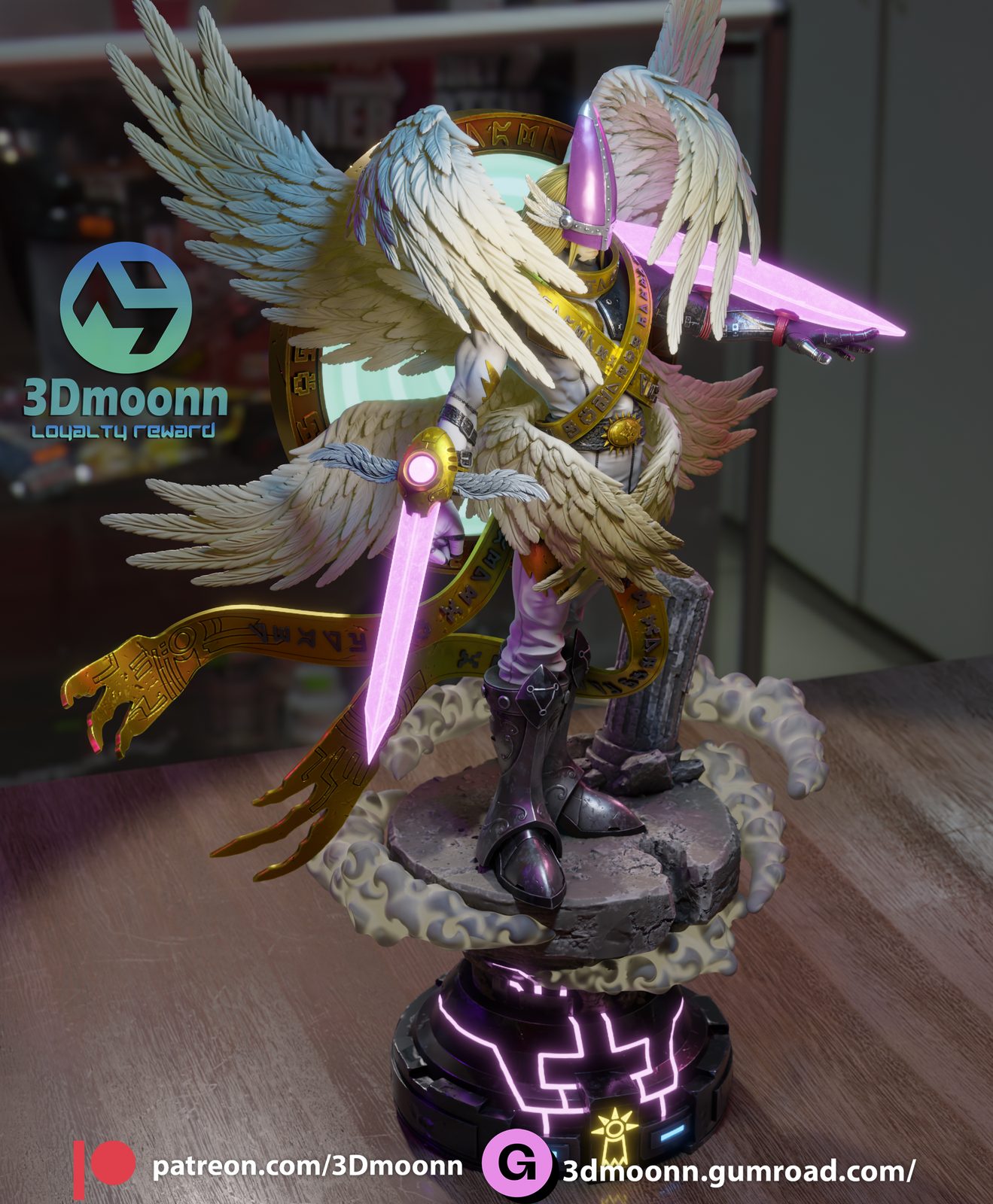 3Dmoonn Holyangemon Loyalty Reward view 2