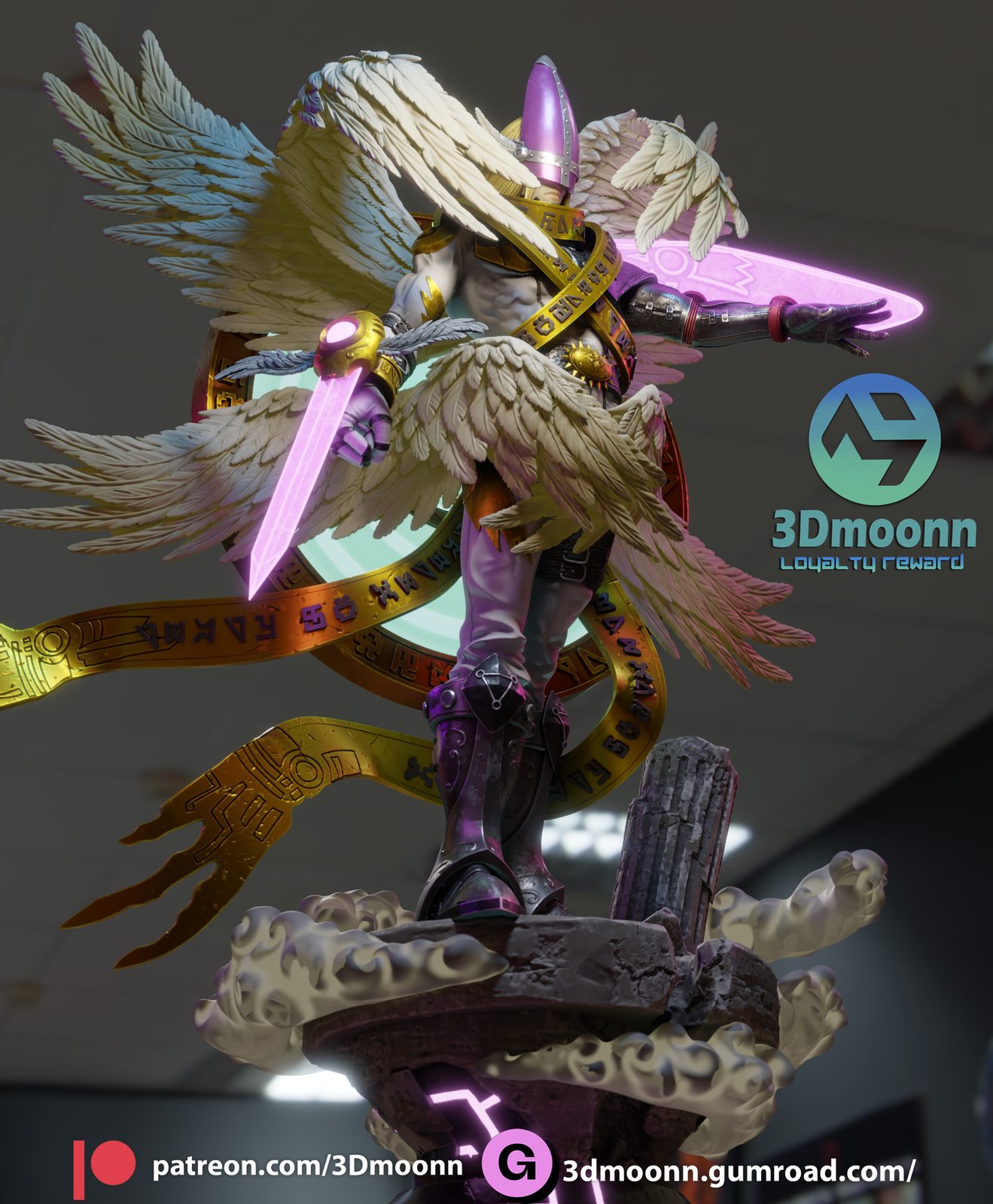 3Dmoonn Holyangemon Loyalty Reward view 3
