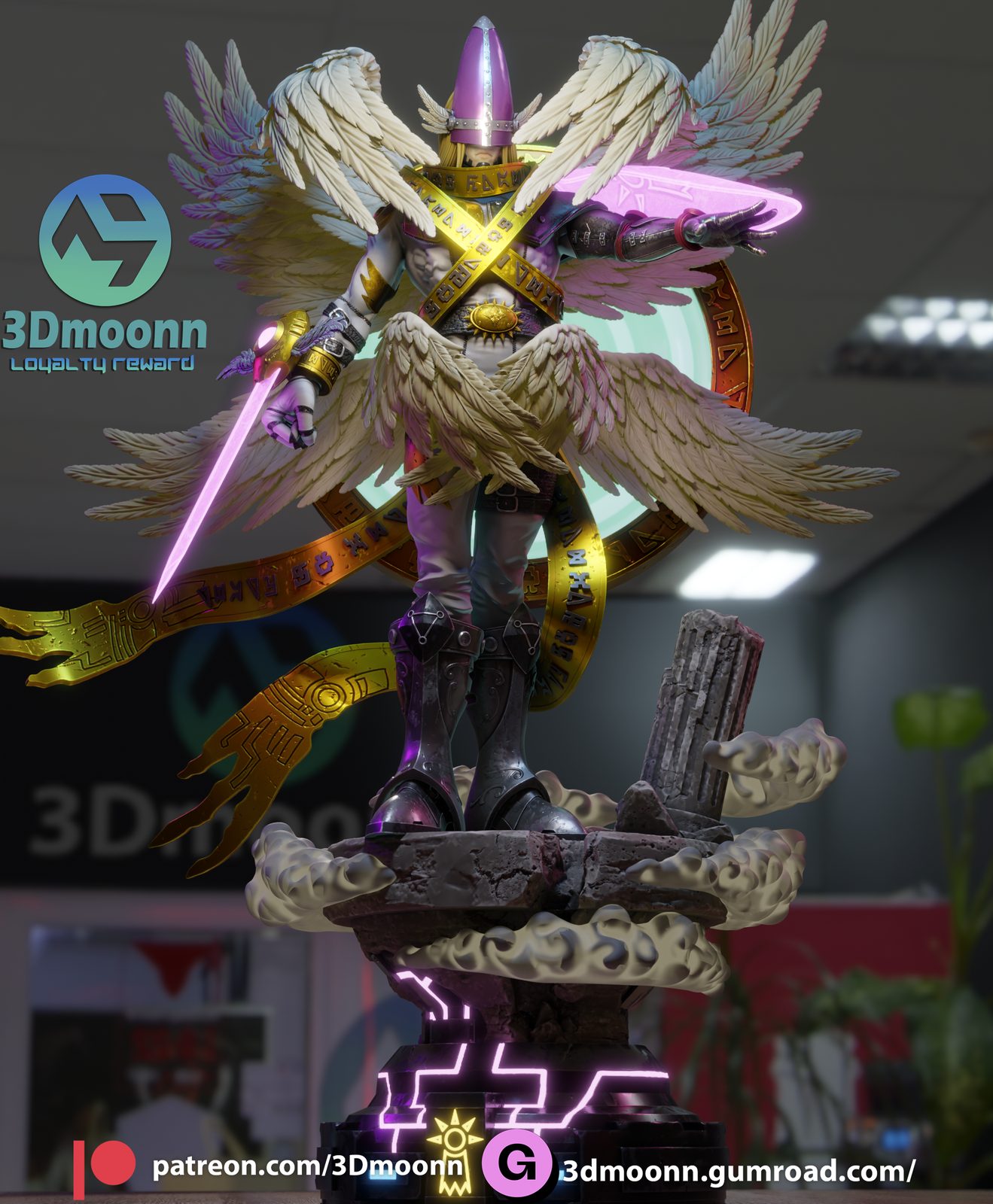 3Dmoonn Holyangemon Loyalty Reward view 6